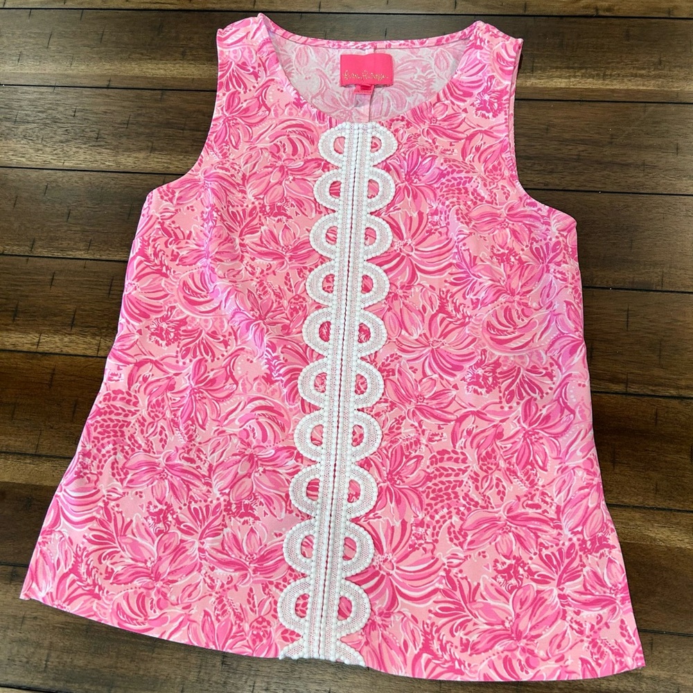 NWOT Lilly Pulitzer Pink Top Size 4